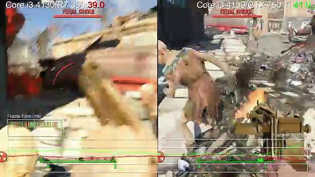 Fallout 4 PC Budget Graphics GTX 750 Ti vs R7 360 Frame-Rate Test