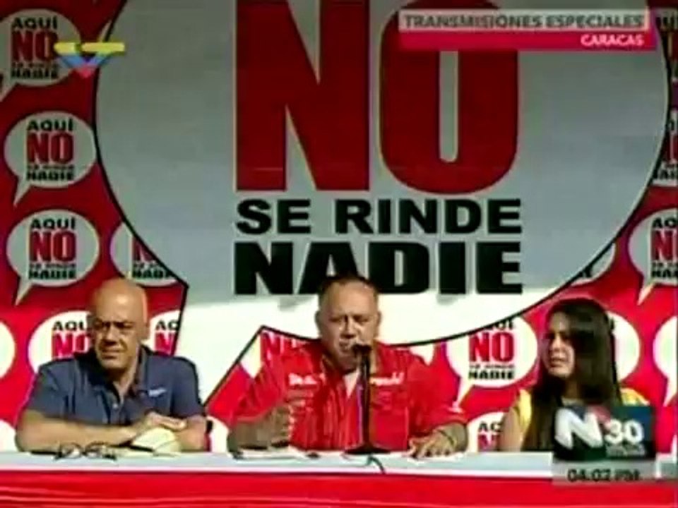 Diosdado Cabello aseguró que Uribe lidera bandas paramilitares que han venido a Venezuela