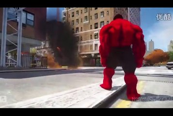 毒液 VS 红的绿巨人 Venom vs Red Hulk 战斗 Fight 动漫 Animation