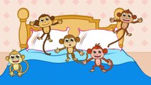 Beş Küçük Maymun - Five Little Monkeys Türkçe - Bebek Şarkıları - Çocuk Şarkıları