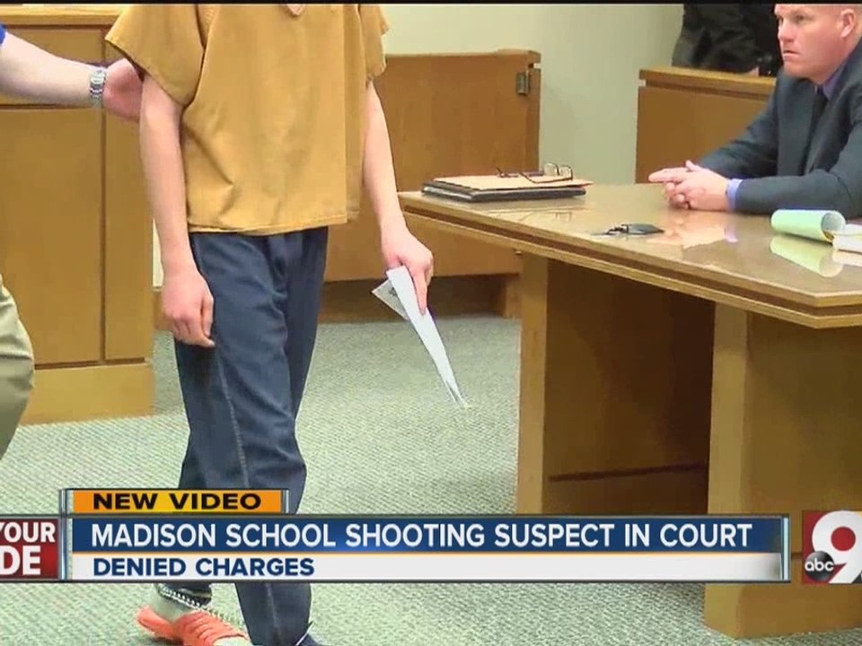 Madison High School shooting suspect in court