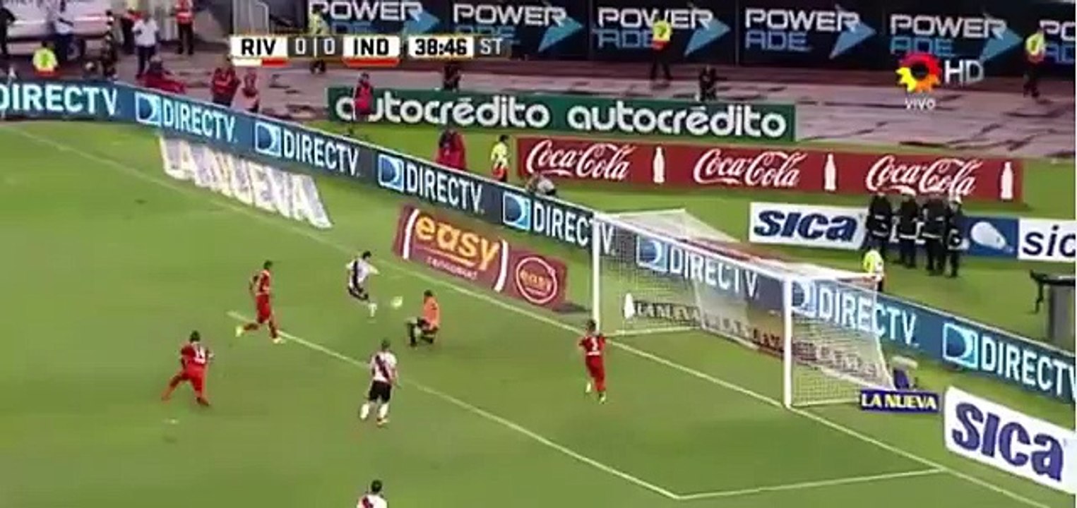 Gol de Lucas Alario - River Plate 1 - 0 Independiente - Fecha 5 - Liga Argentina