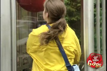 Phone Booth Balloon Gag!