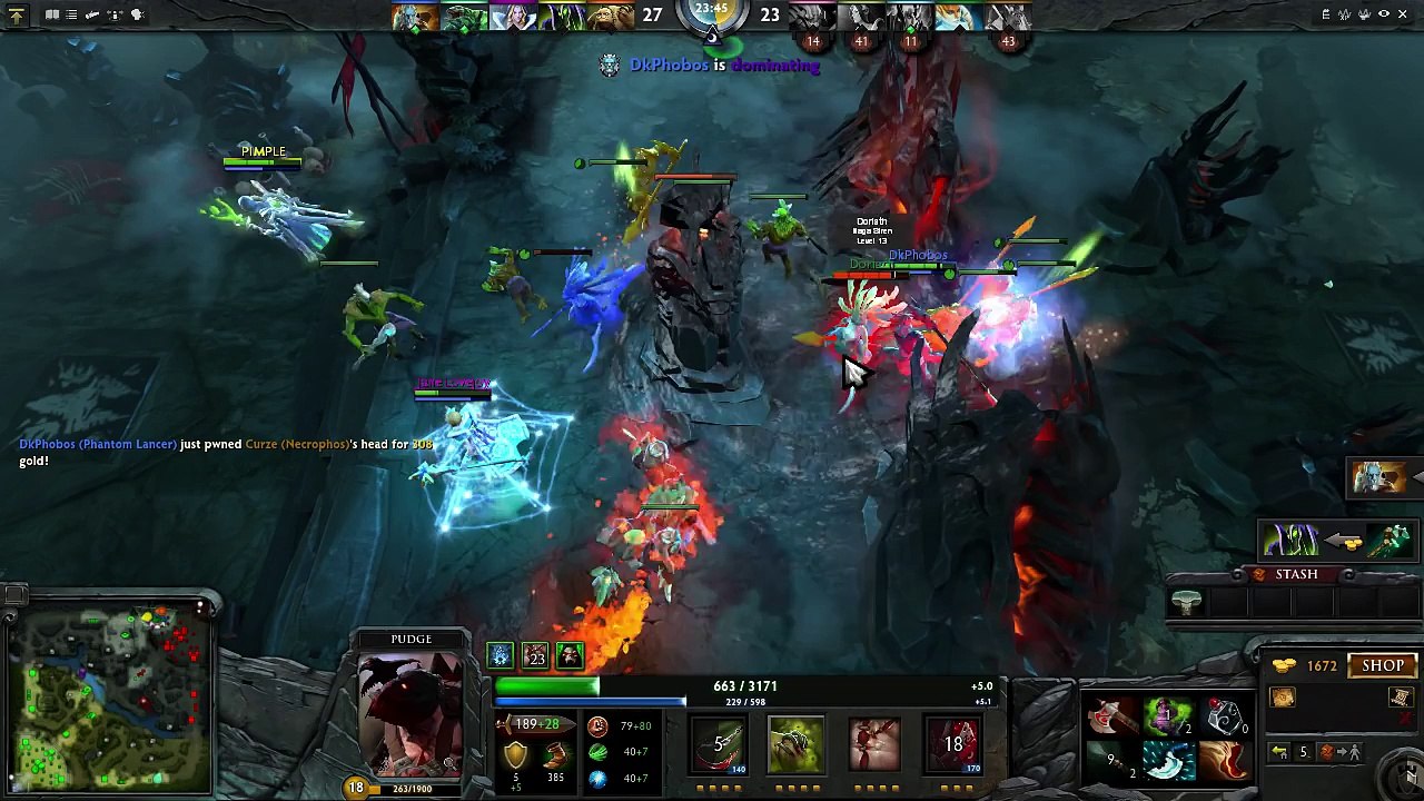 Dendi Pudge Compilation 200th Video   Dota 2 gameplay