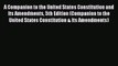 Read A Companion to the United States Constitution and Its Amendments 5th Edition (Companion