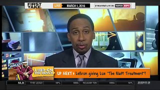 ESPN FIRST TAKE (3/1/2016): KYRIE IRVING RESPONDS TO STEPHEN A. SMITH (FULL HD)