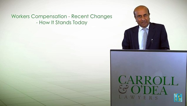 This Workers' Compensation LawEmployment & Law presentation by Maithri Panagoda (Carroll & O'Dea Lawyers) was given for