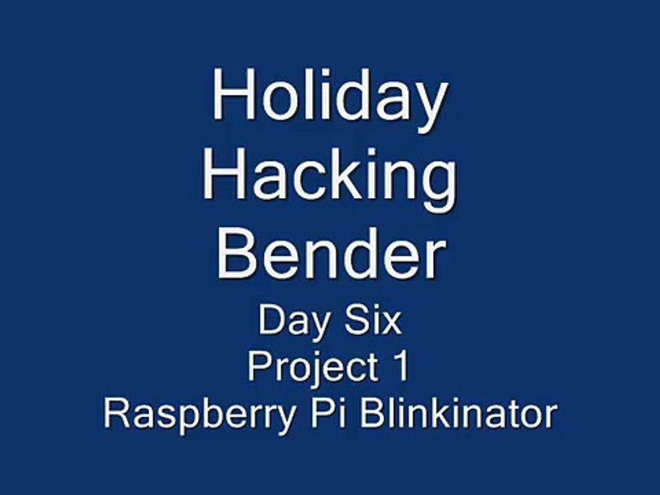 Blinkinator - based on the Raspberry Pi, built and programmed by Nate the Great, my 12 year old son.