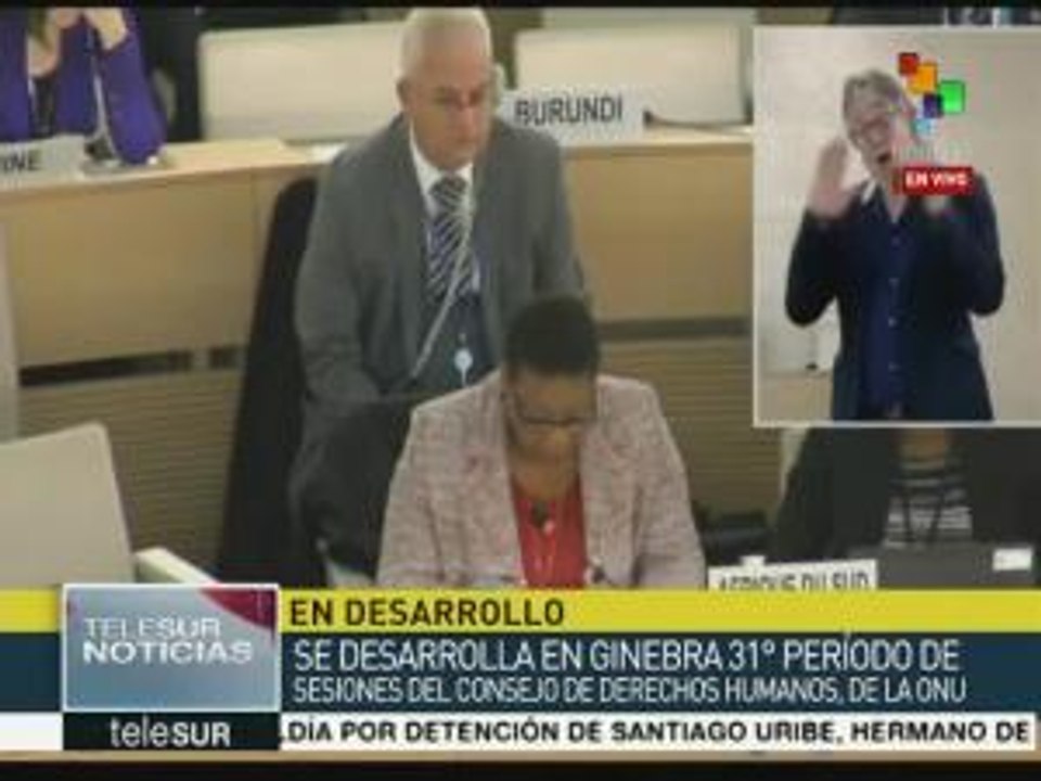 Suiza: continúa sesión del Consejo de Derechos Humanos en Ginebra
