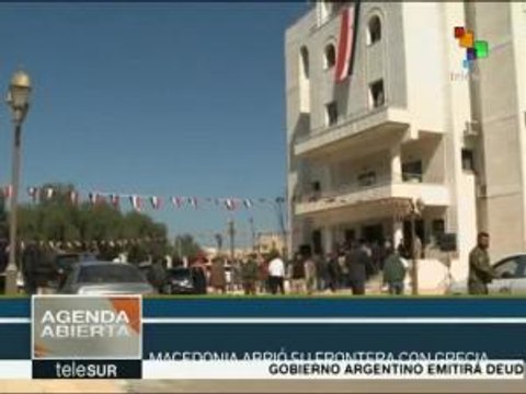 Siria: ayuda humanitaria rusa llega a la ciudad de Daraa