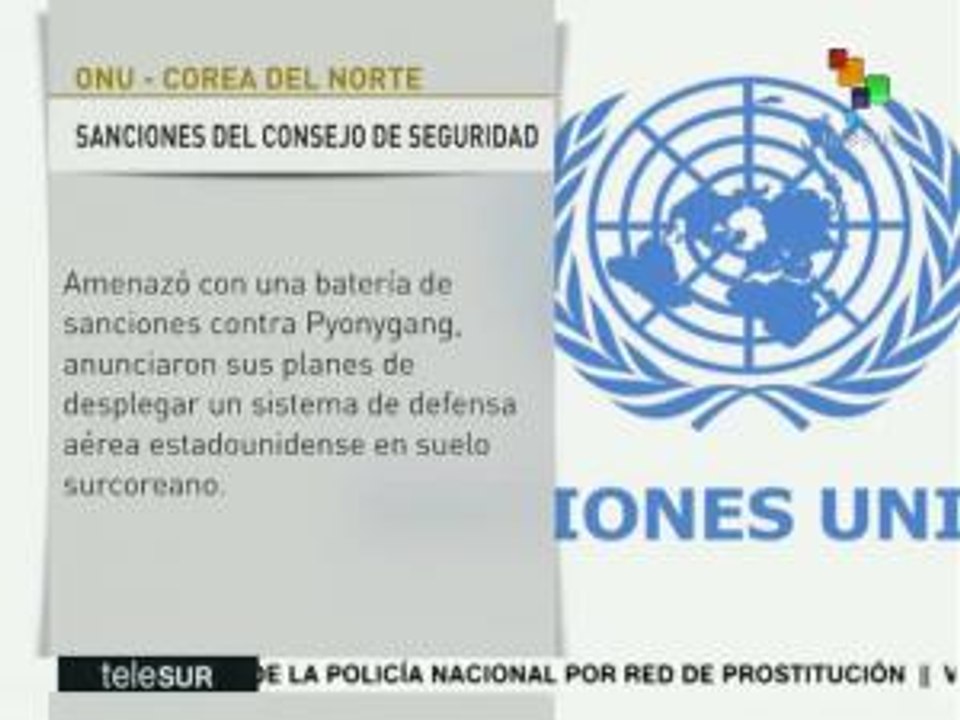 Consejo de Seguridad-ONU decidiría más sanciones para Corea del Norte