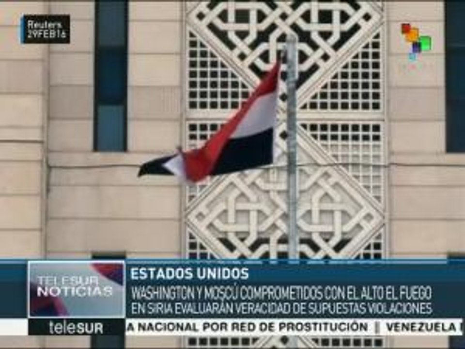 EE.UU. y Rusia supervisarán violaciones de alto el fuego en Siria