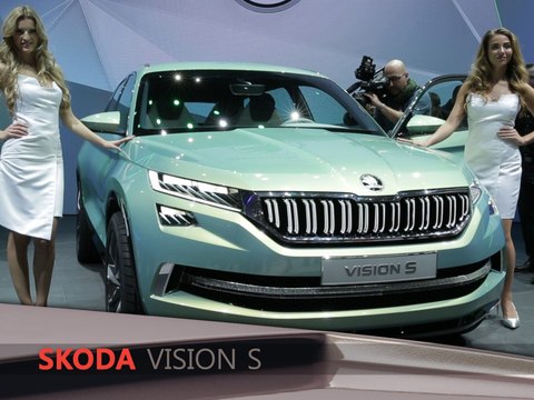 Skoda VisionS en direct du salon de Genève 2016
