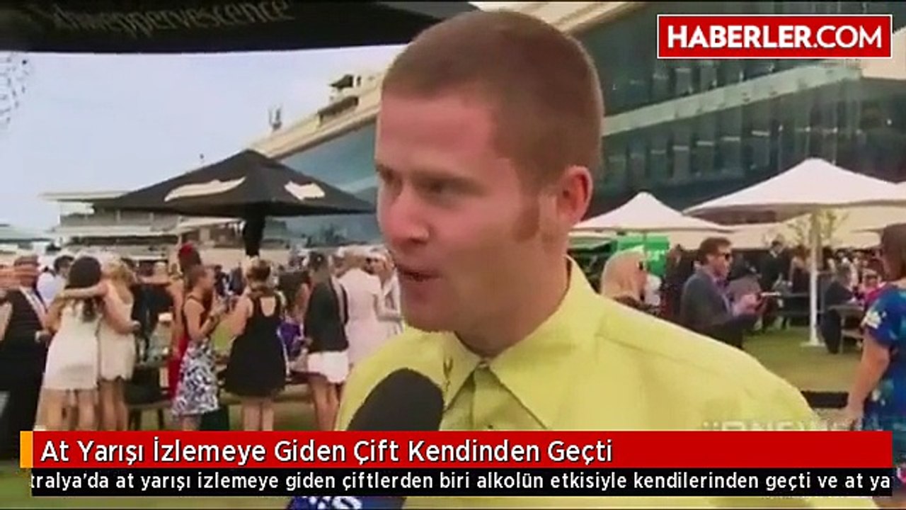 At Yarışı İzlemeye Giden Çift Kendinden Geçti