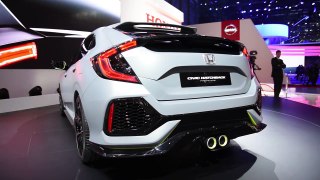 2017 Honda Civic Hatchback Prototype First Look - 2016 Geneva Motor Show (1)