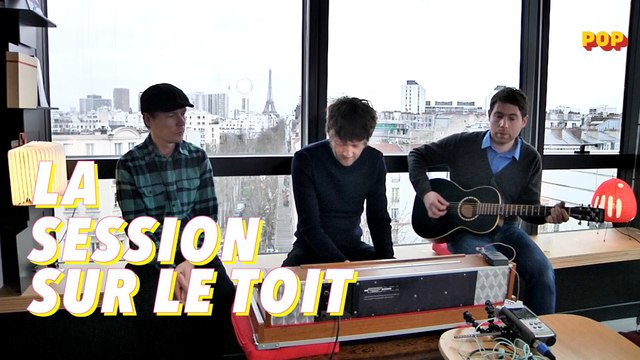 General Elektriks rerend Andy Warhol de David Bowie pour la session sur le toit