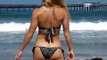 Sexy Swimsuit Model Bikini Model Malika in Ocean Beach San Diego