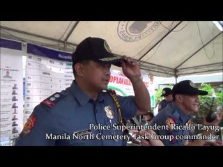 Police seize 62 banned items at North Cemetery in Manila