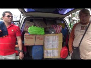 Relief goods for typhoon victims from Tondo with love