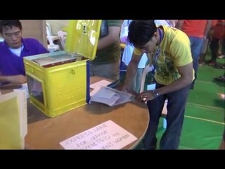 Peaceful barangay polls in QC voting precinct