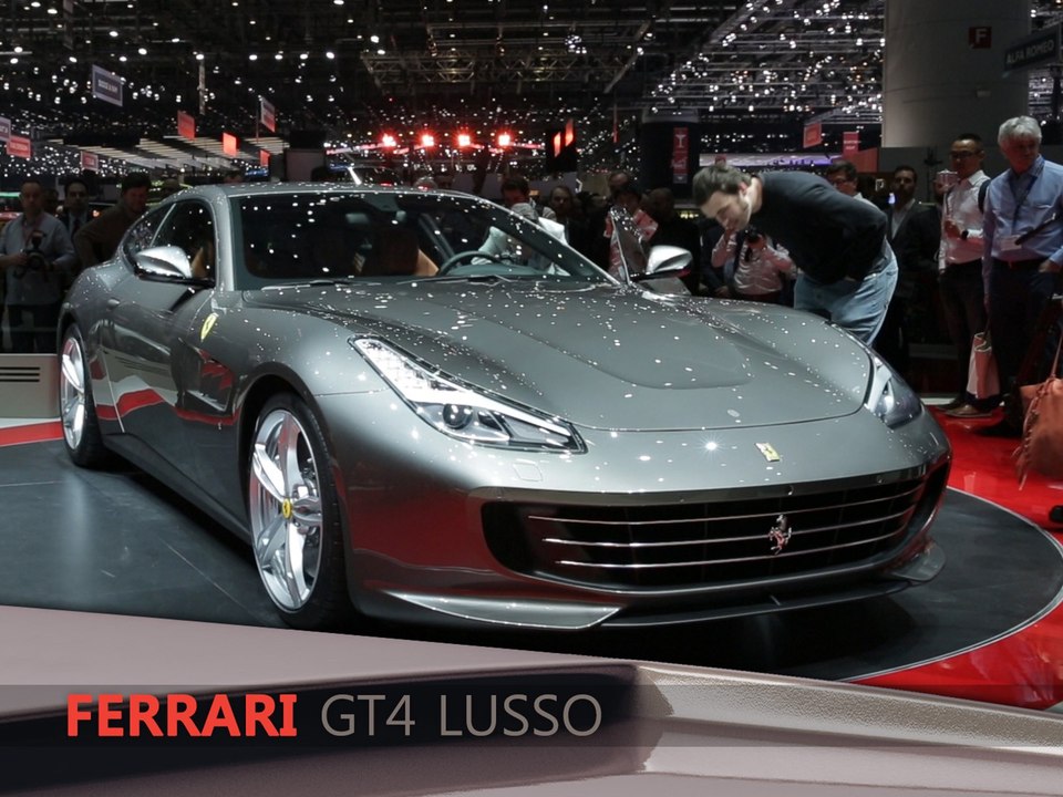 Ferrari GTC4Lusso en direct du salon de Genève 2016