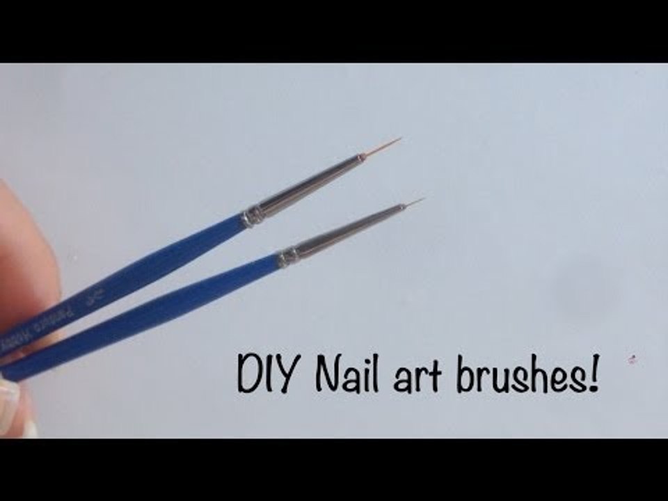 6. Nail Art Using Slanted Tip Brush - wide 5