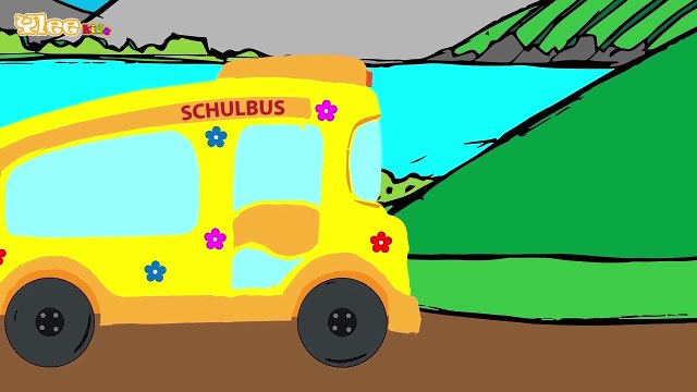Le ruote del pulman Die Räder vom Bus Canzone per bambini Yleekids