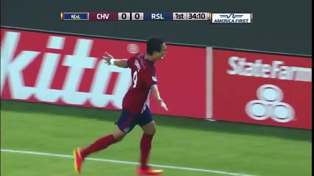 GOAL Erick Torres does his best Cahill, volleys one home Chivas USA vs Real Salt Lake