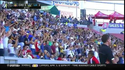 GOAL Robbie Keane dances around defenders and chips it in from distance  Chivas USA vs. LA Galaxy