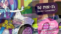My Little Pony Rockin Convertible Car DJ Pon-3s Rainbow Equestria Girls Frozen Elsa Dolls