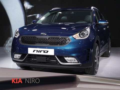 Kia Niro en direct du salon de Genève 2016