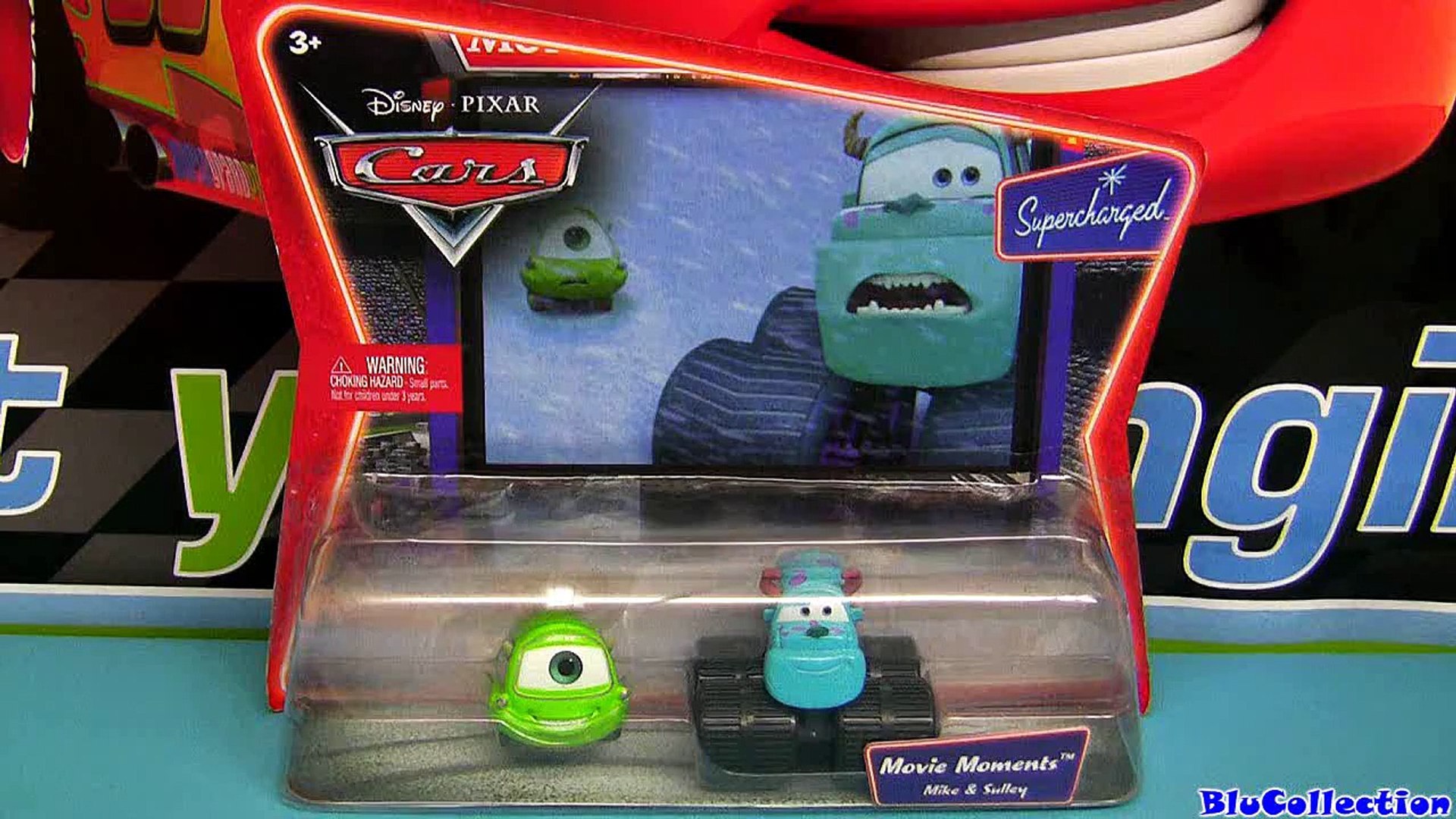 Disney Cars Monsters University Sulley + Mike Wazowski Diecasts 