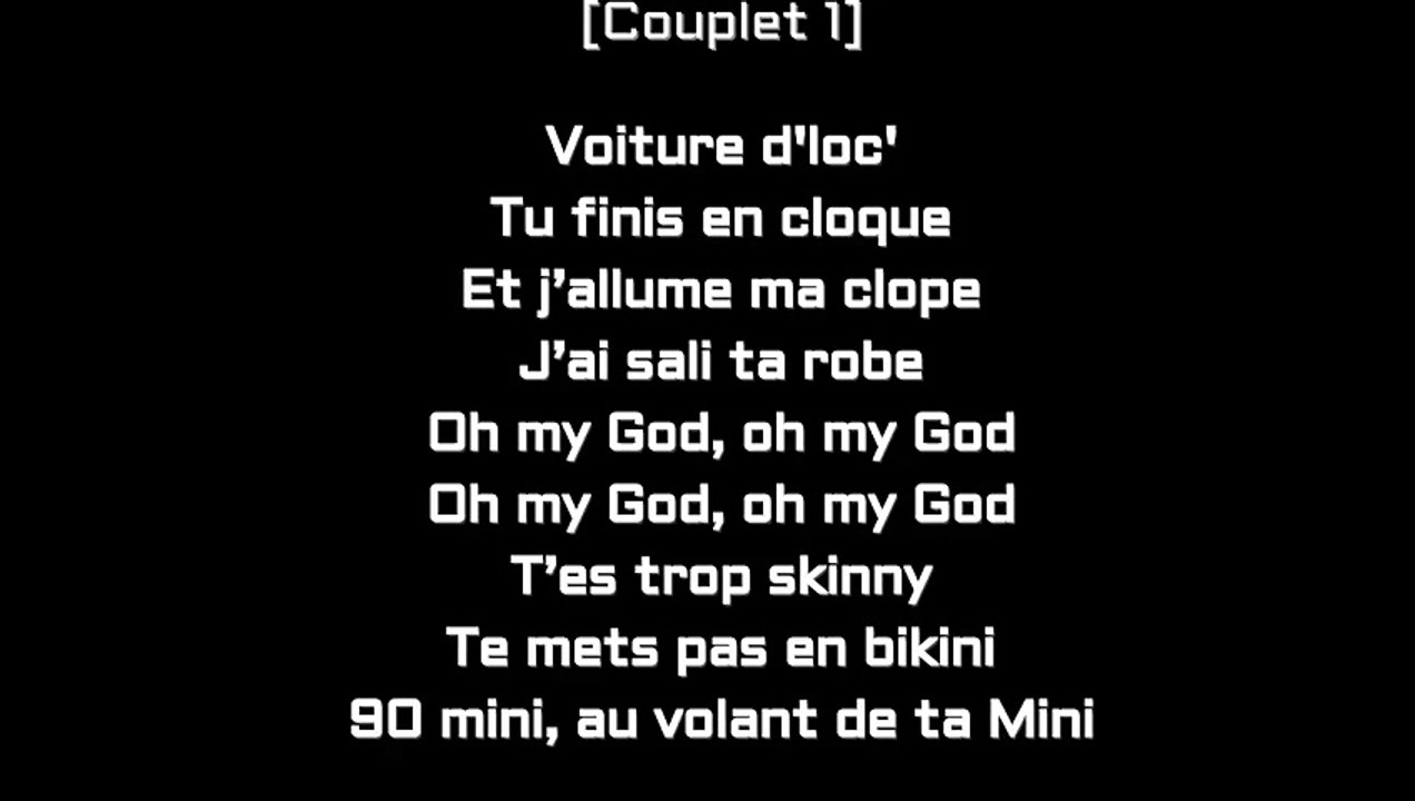 ALONZO ft SPIKE MILLER - Oh My God (paroles lyrics)