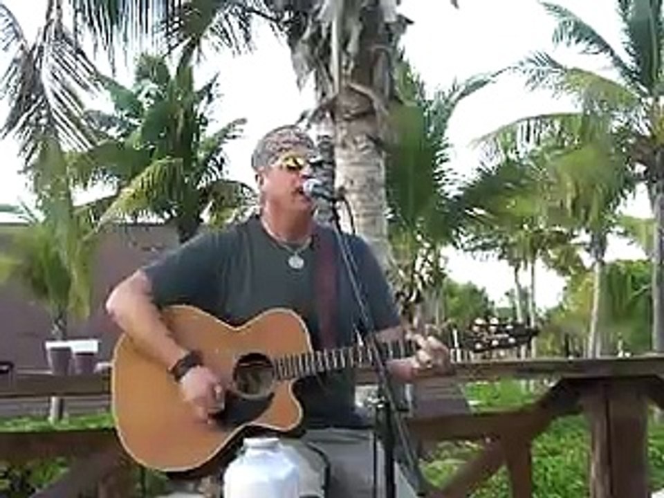 turks & Caicos- live (partial) song "father & son" at the beach bar