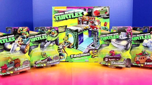 TEENAGE MUTANT NINJA TURTLES T-MACHINES GARAGE & LAIR PLAYSET TMNT Raphael Shredder