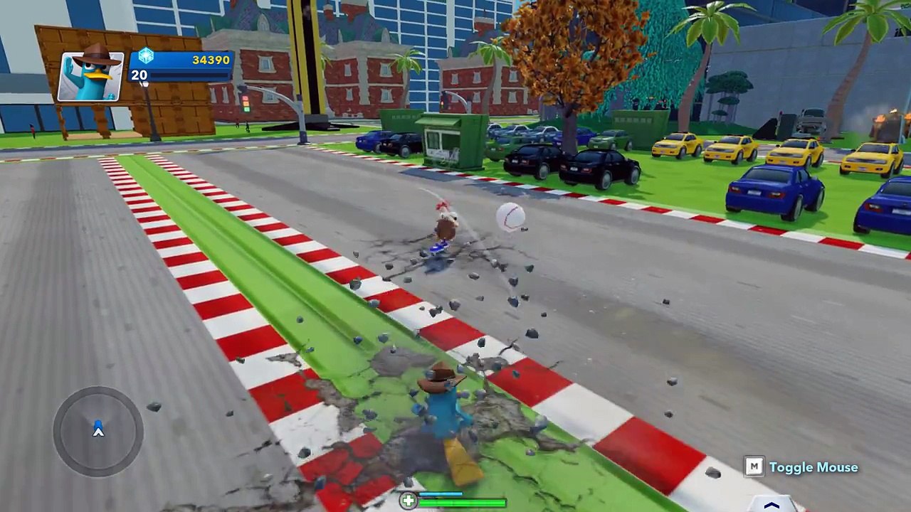 AGENT P VS PHINEAS - EPIC FIGHT - Disney Infinity