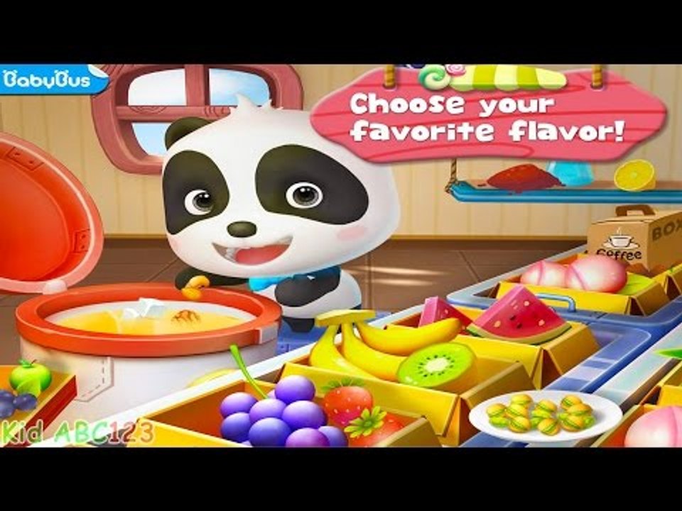 Little Panda's Candy Shop (BabyBus) Make the Candy Crush for Kids