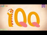 Endless Numbers counting 90 to 100 - Learn 123 Numbers for Kids