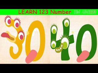 123 Number Learning for Kids - Counting 30 to 40