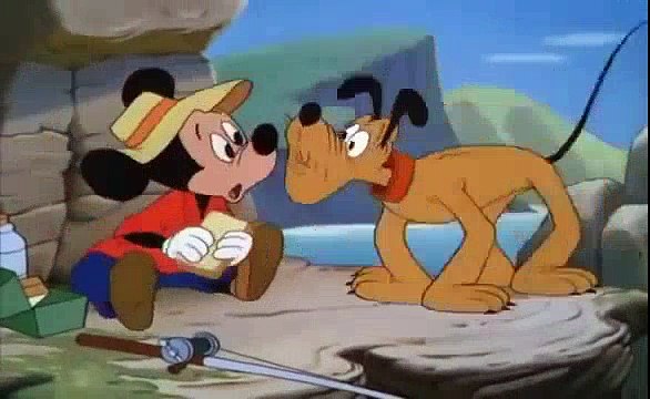 Dessin animé francais disney : mickey, pluto et donald duck Tchopi en Francais