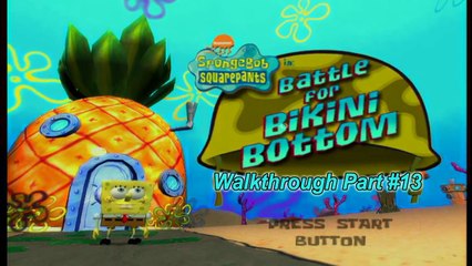 Spongebob Squarepants Battle for Bikini Bottom - Walkthrough Part #13 - Rock Bottom