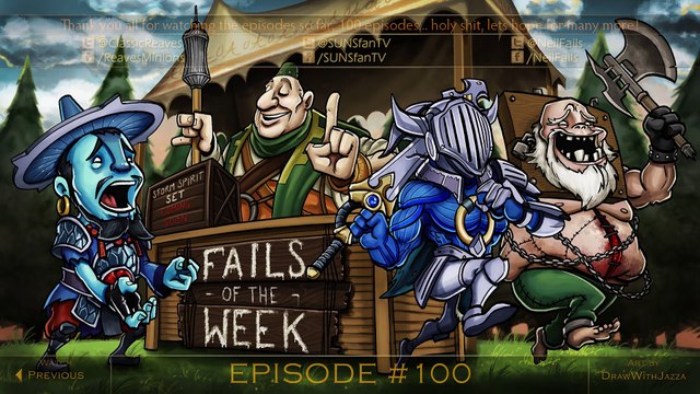 Dota 2 Fails of the Week - Ep. 100 (20 Fails)