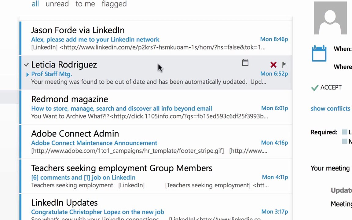 Office 365 Outlook: Multiple Mail Rule Conditions