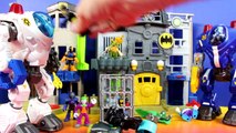 Imaginext Nightwing Rescues Police and Firefighter From Gotham City Center Slade Joker Bane Batman