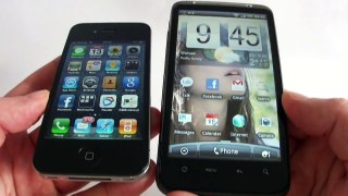 HTC Desire HD vs iPhone 4