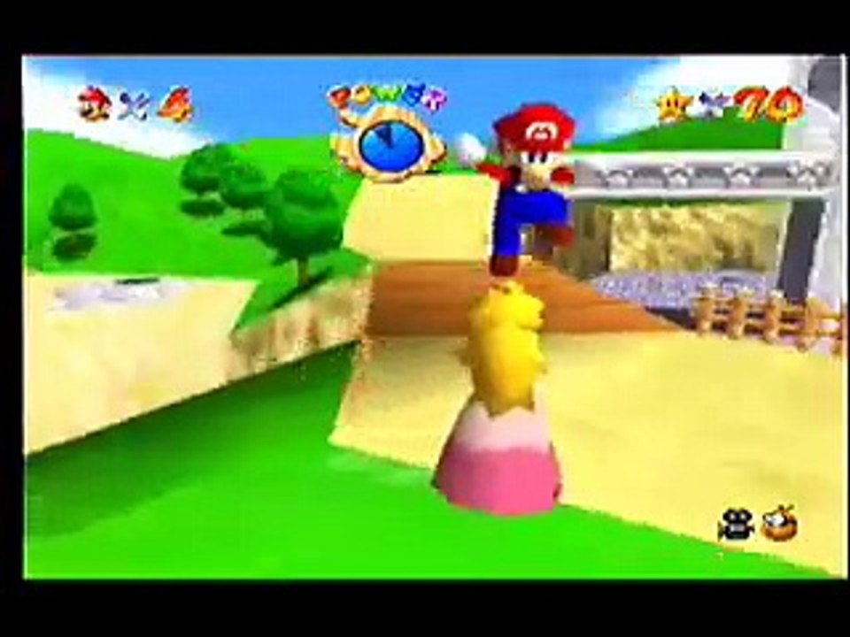 Gameshark code: Peach Kills Mario in Super Mario 64