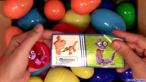 50 Surprise Eggs!! Angry Birds Thomas Spider-man Pixar Cars 2 Disney Monsters University Marvel toys