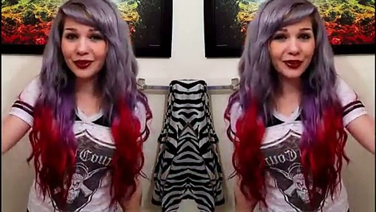 Lillac & Silver hair tutorial