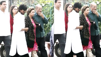 Shahrukh Khan & Gauri Khan Attends Father In Law’s FUNERAL