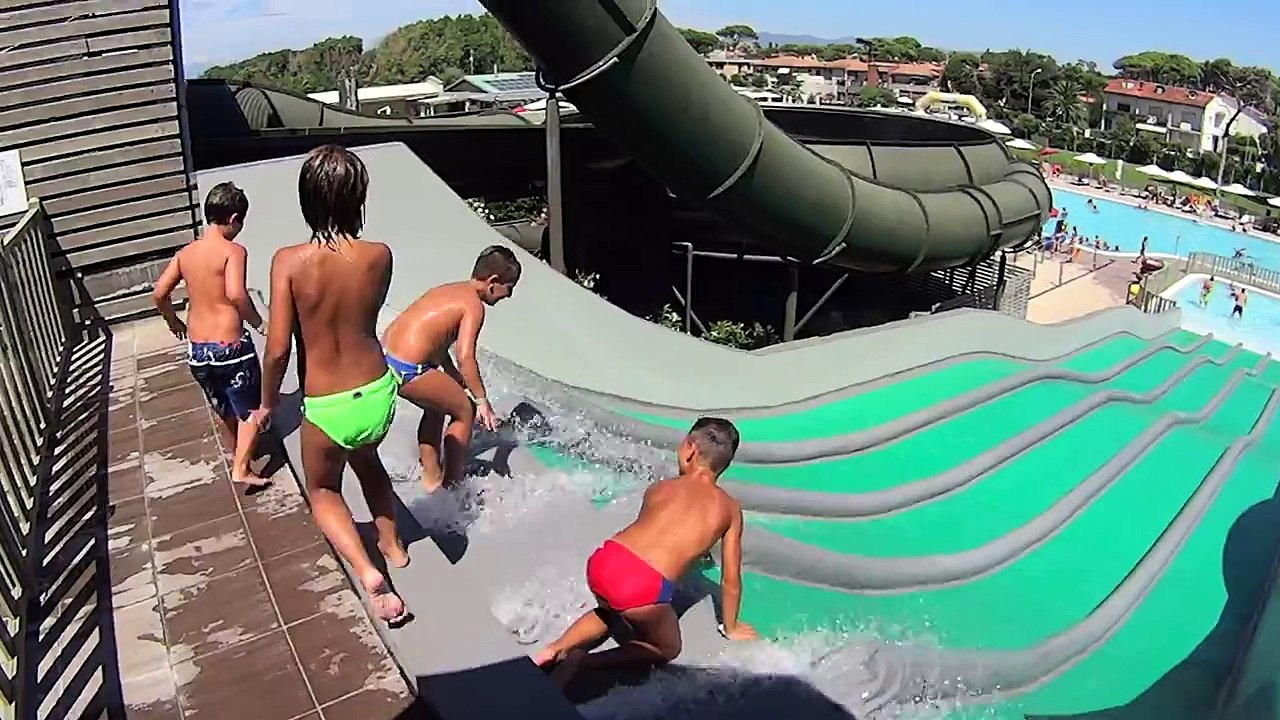 Multi Race Water Slide at Sunlight Park